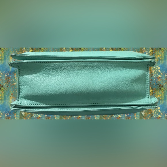 Brighton Glorietta Crossbody Bag Wallet Bow &Coin Purse Silver Adornment Leather - Picture 8 of 17